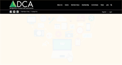 Desktop Screenshot of dcaweb.org